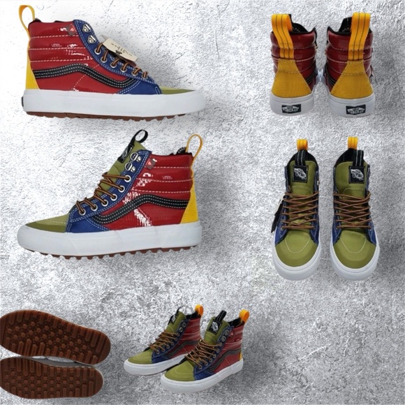 Vans Other - Vans Sk8 Hi MTE 2.0 DX Women 8 / Men 6.5 Blue Red Yellow Shoes All Weather